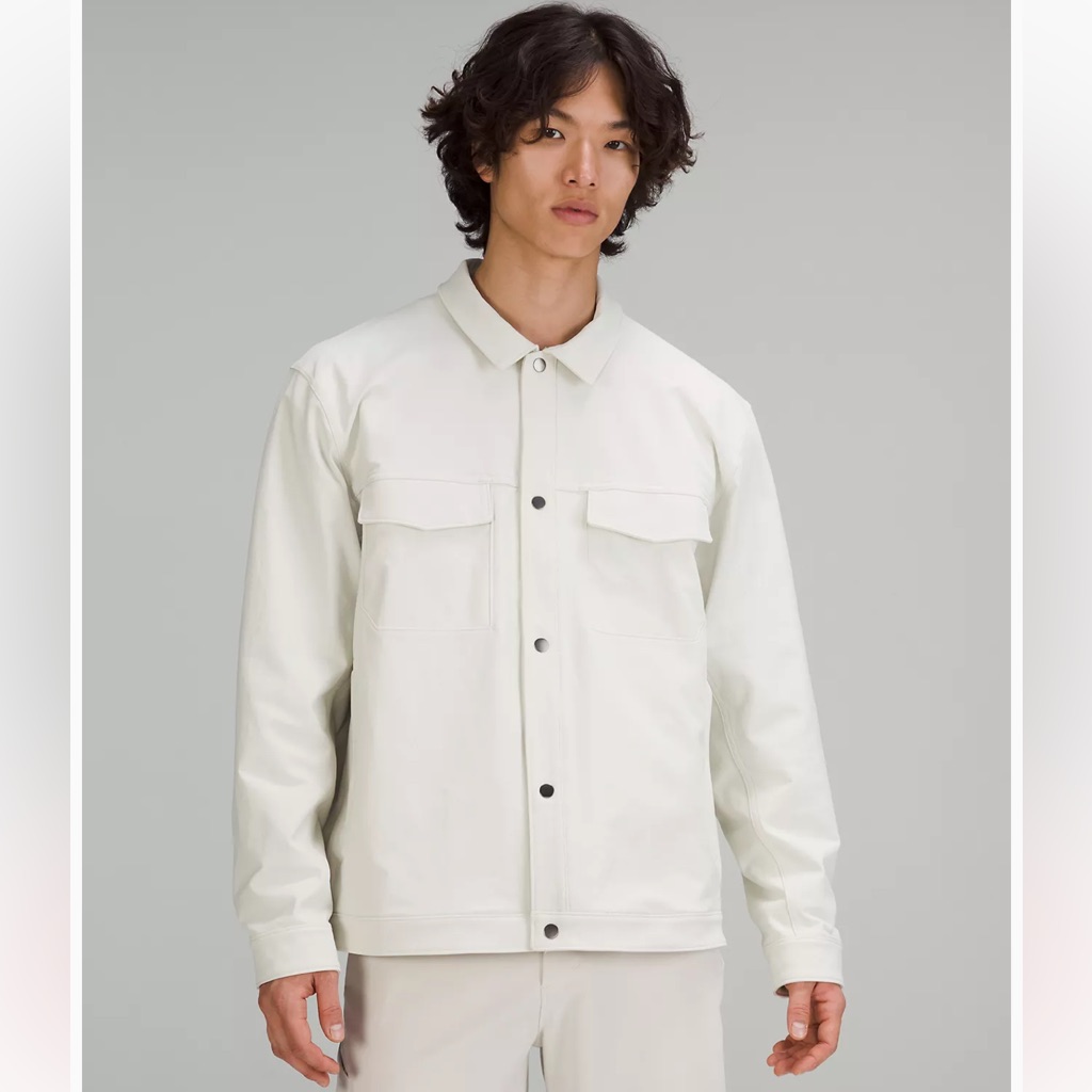 Lululemon Twill Utility Jacket Size Medium Bone